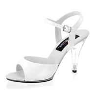 C-Caress-409 4 Inch Shoe with Clear Heel