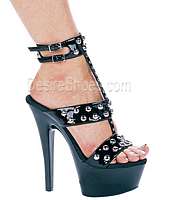 601-Queen 6 Inch Stiletto with 2" Platform